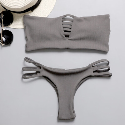 

Roseonmyhand Womens Two Piece Print Sexy Split Swimsuit Bikini Swimsuit Beachwear