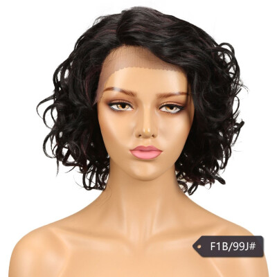

Noble Peruvian Wavy Human Hair Wigs For Black Women Remy Water Wave Wig Perruque Cheveux Humain Free Shipping
