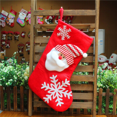 

Toponeto Christmas Santa Socks Candy Gift Bag Ornament Party Xmas Tree Hanging Decoration