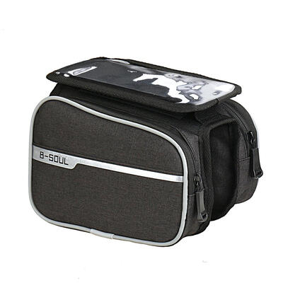 

Bicycle Front Top Tube Frame Pannier Touch Screen Saddle Bag Phone Holder