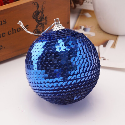 

Siaonvr Christmas Rhinestone Glitter Baubles Ball Xmas Tree Ornament Decoration 8CM