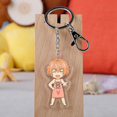 

Anime Shokugeki no Soma Yukihira souma Model Cartoon Key Ring Pendants keychain Toys Gift