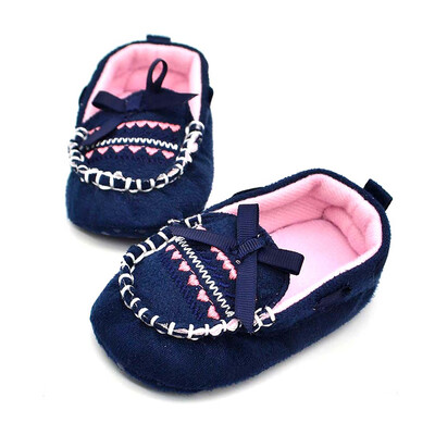 

Spring Summer Baby Girl The First Walkerborn Baby Girls Soft Cotton Bow-knot First Walk Toddler Shoes