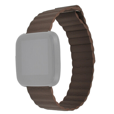 

〖Follure〗Luxury Leather Wrist Watch Strap Band Buckle Replaceme For Fitbit versa Lite