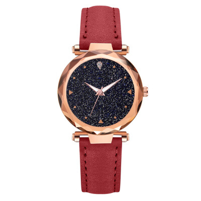 

Simple casual ladies watch starry watch trend watch