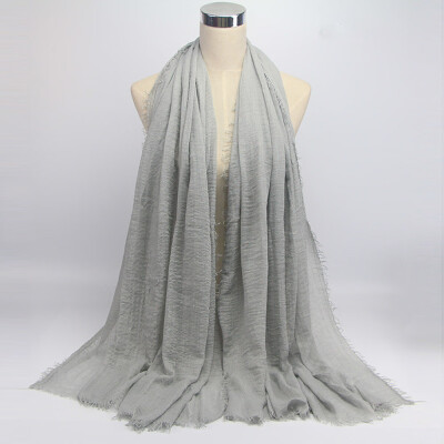 

Gobestart Premium Viscose Maxi Crinkle Cloud Hijab Scarf Shawl Soft Islam Muslim
