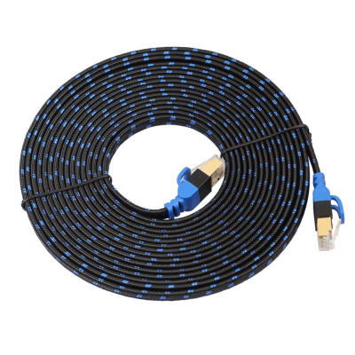 

Ethernet Cable RJ45 Cat7 Lan Wire Network Flat Cable for Router Switch