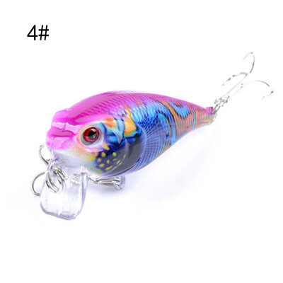 

Lu Ya Bait Painted Rock And Roll Fat Man Hard Bait Lifelike Crank Bait Swing Man Painting Series Artificial Bait