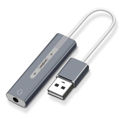 

2 in 1 External Sound Card USB to 35mm Jack Headset Microphone Adapter