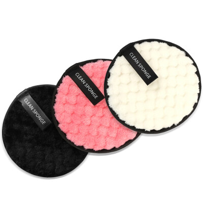 

34pcs Microfiber Cloth Pads Facial Makeup Remover Puff Face Cleansing Towel Reusable Cotton Double layer Nail Art Cleaning Wipe