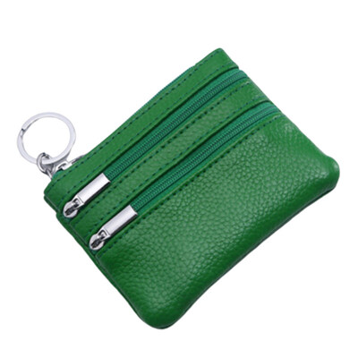 

Women Solid Color Zipper Pocket Coin Wallet Purse Clutches Bag Pouch Card Holder