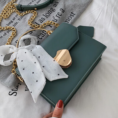 

Womens new bag 2019 Korean fashion temperament portable Joker chain shoulder slung small square bag