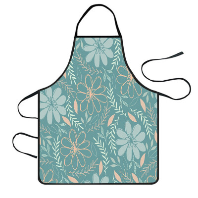 

Toponeto Home Women Waterproof Cute Cartoon Kitchen Restaurant Cooking Bib Apron Aprons