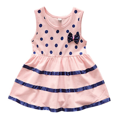 

Summer Baby Girls Princess Dress Children Kids Cute Clothes Summer Sleeveless Dresses Vestidos Baby Clothing