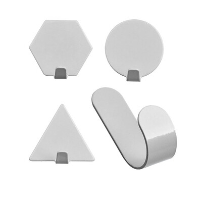 

〖Follure〗Geometric Wall Hook Hanger Irene Craft Wall Decor Hooks Clothes Coat Key Hanger