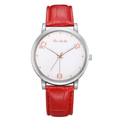 

Business Women Watches Roman Numerals Dial Fashion Ladies Quartz Wristwatch Solid Color Leather Strap Clock Dress Reloj Mujer