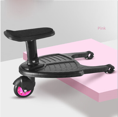 

〖Follure〗Wheeled Buggy Board Pushchair Stroller Kids Safety Comfort Step Board Up To 25Kg