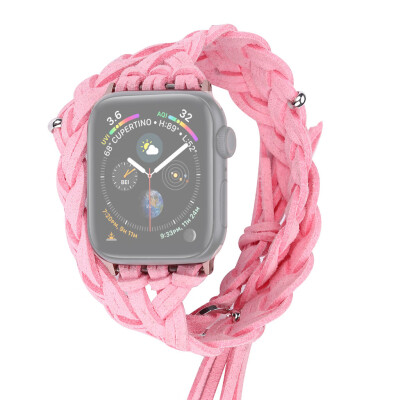 

〖Follure〗Hand-woven Dermis To Strap Replacement For Apple Watch Series 1234 38mm40mm