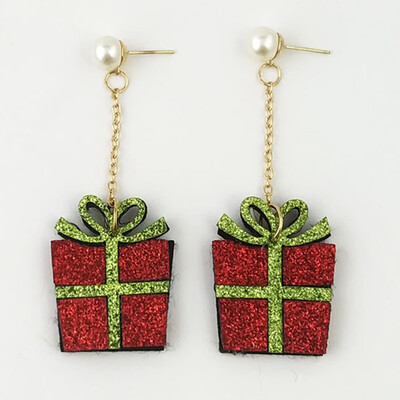 

Fashion Women Christmas Earrings Santa Snowman Elk Drop Dangle Ear Stud Ear Hook