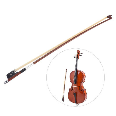 

Well-balanced Octagonal Brazilwood 12 Cello Bow Horsehair Round Stick Ebony Frog