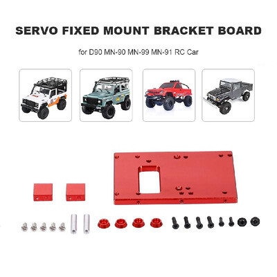 

Aluminum Alloy Servo Fixed Mount Bracket Board for D90 MN-90 MN-99 MN-91 FJ-45 RC Car 112 Rock Crawler Upgrade Parts