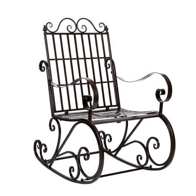 

Greensen Antique Iron Rocking Chair Patio Porch Seat for Outdoor Garden Backyard Furniture