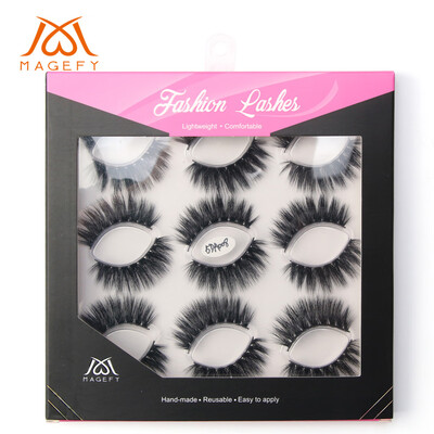 

〖Follure〗Luxury 9Paire 5D False Lashes Fluffy Strip Eyelashes Long Natural Party Makeup