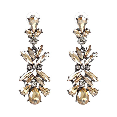 

JURAN 3 Colors 2018 New Arrival Full Crystal Stud Earrings For Women Original Authentic Jewelry Gift Statement Jewelry Q1401-1