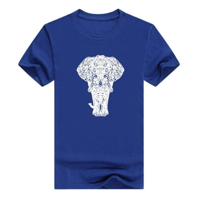 

Elephant Animal Lover Indian Aztec Mens T-Shirt Broadcloth Shirt