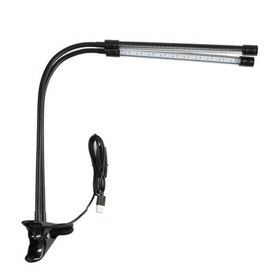

20W USB LED Grow Light Dual Head Full Spectrum Plant Growth Desk Clip Lamp