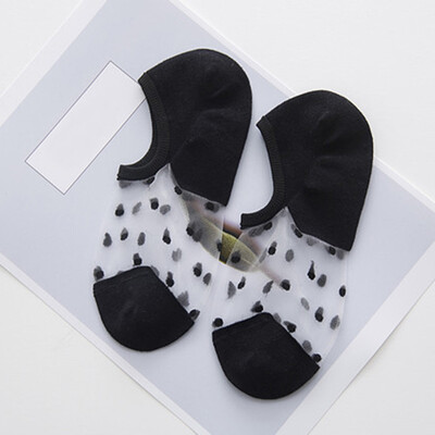 

Short Girls Fashion Ankle Low Cut Transparent Women Socks Useful