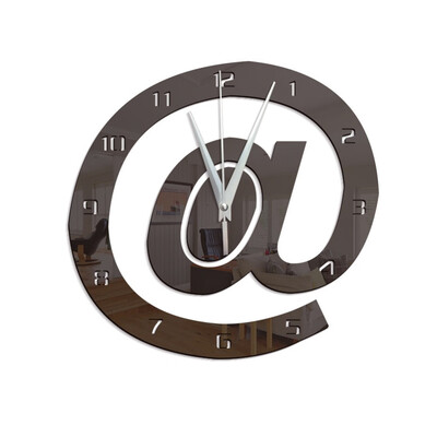 

Toponeto 3D Creative Acrylic Mirror Wall Clock Home Decoration Wall Clock