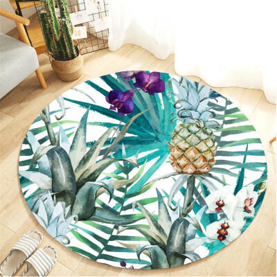 

Gobestart Botany Elements Blanket Round Bathroom carpet 55cm