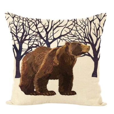 

Animal Pattern Cushion Cover Special Throw Pillow Case Beauty Square Home Sofa Decoration