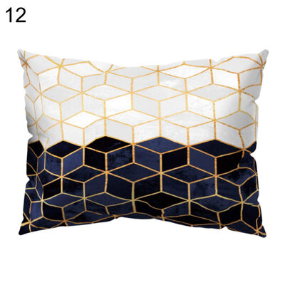 

Geometric Square Triangle Pillow Cover Cushion Case Home Car Sofa Hotel Decor