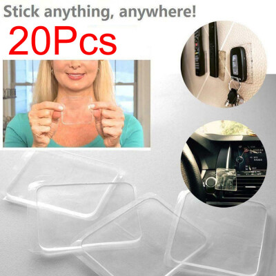 

〖Follure〗20 Pcs Super Gripping Pad Clear Anti Slip Pads Super Easy Gripping Pad
