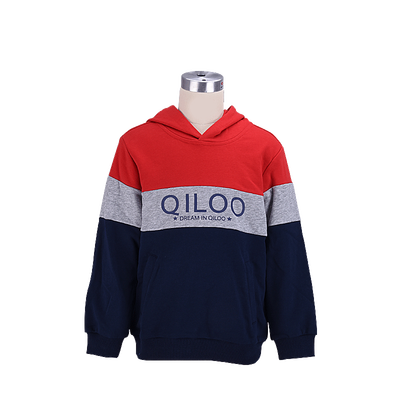 

QILOO Hooded sweater childrens sportswear simple&comfortable 11241