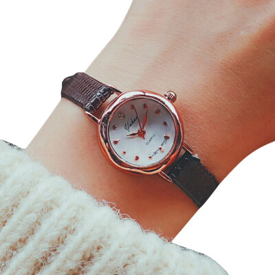 

TTop Brand Womens Watches Fashion Leather thin WristWatch Women Ladies Watch Clock Mujer Bayan Kol Saati Montre Feminino