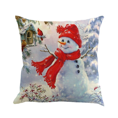 

Tailored Christmas Pillow Cover Pillowcases Decorative Sofa Cushion Cover 45x45cm