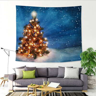 

〖Follure〗Xmas Art Home Wall Hanging Tapestry Wall Ornamentation Christmas Wall Decor