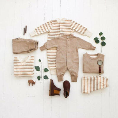 

Newborn Baby Girl Boy Clothes Striped Long Sleeve Romper Jumpsuit Outfits Set