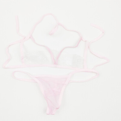 

Women Lingerie set Ladies Brapanties Halterneck Sissy Lingerie set Sexy