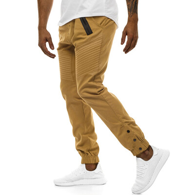 

Gobestart Mens Casual Fitness Bodybuilding Pocket Skin Full Length Sports Pants