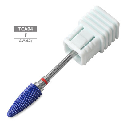 

Gobestart 1PC Blue Nano Coated Carbide Nail Drill Bit Gel Remove Polishing Manicure Tool