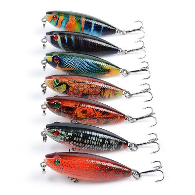 

8PCS Fishing Lures Set 45cm 88g Mini VIB Fishing Lures with Treble Hooks 3D Eyes Lifelike Fishing Bait Artificial Hard Bait Lur
