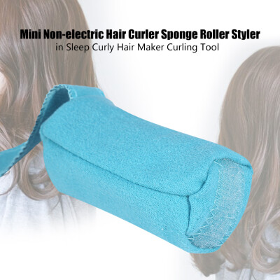 

Greensen Mini Non-electric Hair Curler Sponge Roller Styler in Sleep Curly Hair Maker Curling Tool