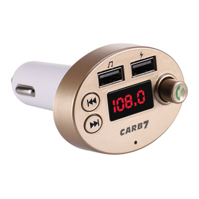 

〖Follure〗Dual USB Bluetooth Handsfree Car Kit Charger FM Transmitter MP3 Player A2B3