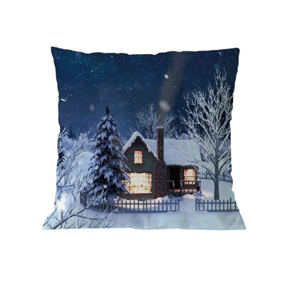 

Tailored Christmas Cotton Soft Pillow Case Sofa Waist Throw Cushion Cover Home Decor