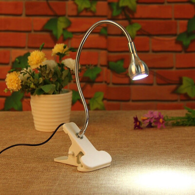 

Gobestart Flexible LED Table lamp USB Desk Holder Clip Bed Study Reading Book Feeding Bulb