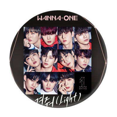 

Kpop Wanna ONE Concert tin Plate Badge Brooch Cute Cartoon Brooch Bag Pendant Boys Girls Accessories hot Gift for Fans